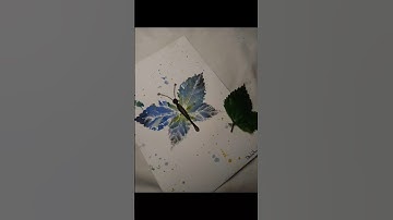 🌿✨ Titli | Watercolor Butterfly Art 🦋 #Shorts #Art  #painting #titli