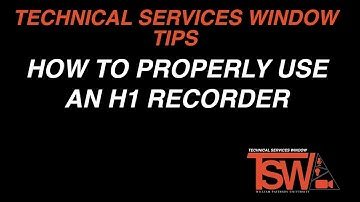 H1n Recorder- TSW Tip of the Week