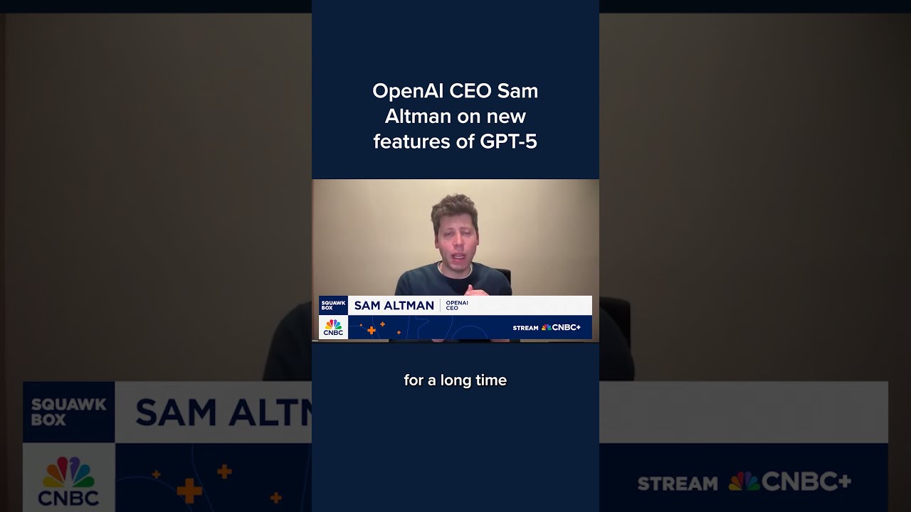 OpenAI CEO Sam Altman On New Features Of GPT 5