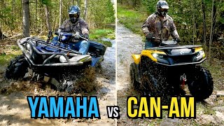 2023 Yamaha Grizzly 700 SE vs CanAm Outlander XT700  Old Grizzly Takes on New Outlander!