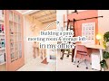 Renovating the Team AG studio (again) | We built a pink meeting room and storage loft!!