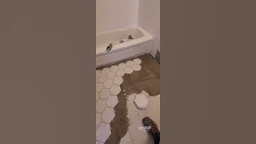 Drywall Finishing & Tile Preparation | Part 3 | Bathroom Renovation | #shorts |