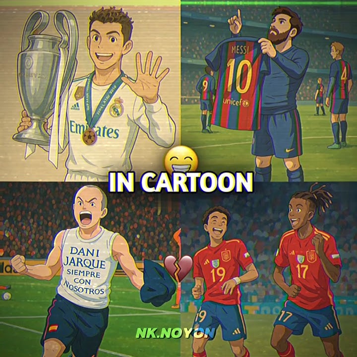 Kartun vs nyata☠🔥🇪🇪 #football #edit #fyp #viralvideo #trending #shorts #ronaldo #messi