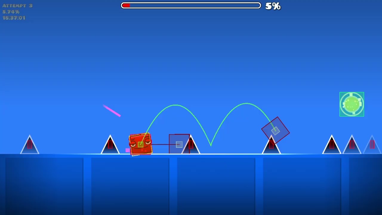 Geometry Dash: Hi bot showcase fail