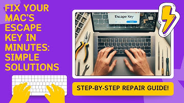 Fix Your Mac’s Escape Key in Minutes: Simple Solutions! | Step-by-Step Repair Guide!