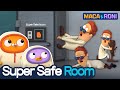 Macaroni super safe room  macaandroni channel  cute  funny cartoon animation