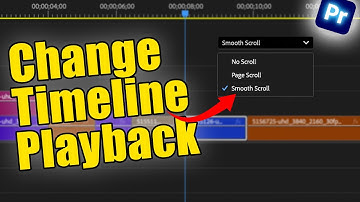 SMOOTH Timeline Scrolling Playback in Premiere Pro 2025 Tutorial