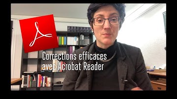 Écrire sur un fichier pdf, ou comment faire des corrections efficaces avec Acrobat Reader