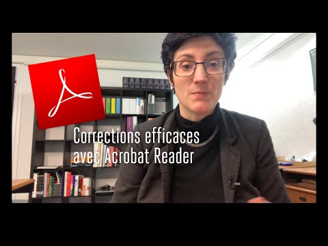 Écrire sur un fichier pdf, ou comment faire des corrections efficaces avec Acrobat Reader