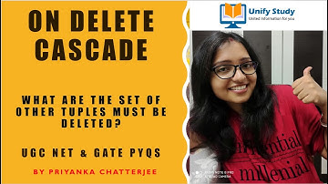 On Delete Cascade PYQs| Set of other tuples must be deleted |Foreign Keys and Referential Integrity