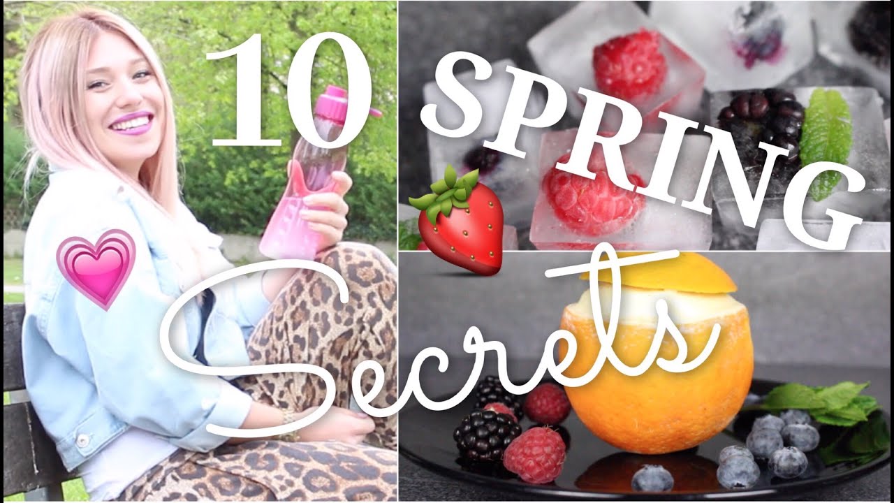 10 easy SPRING SECRETS / HACKS ♥ BibisBeautyPalace