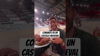 Comimos en CASTILLO Medieval 🤯🏰🎠⚔️🍗Medieval Times #sisomosgemelos #castillo #comida #publicidad