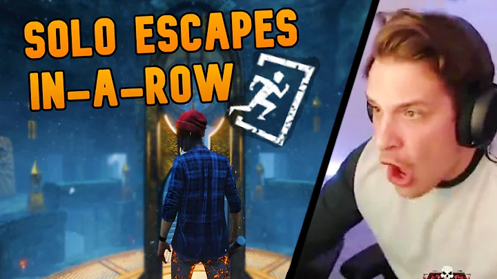 I DID A SOLO ESCAPES IN-A-ROW STREAK | Dead By Daylight