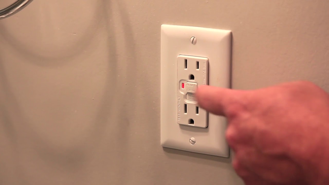 how-to-reset-a-gfci-outlet-youtube