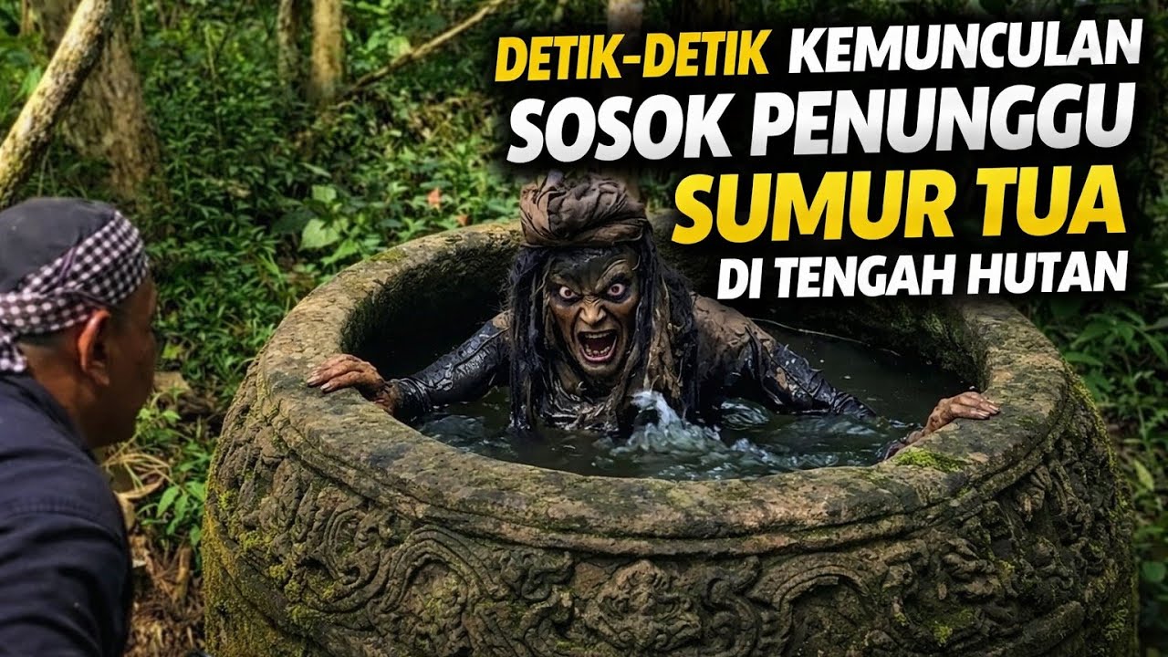 “Astaghfirullah.!! sosok Ini Tiba-Tiba Muncul dari Sumur tua di Tengah Hutan larangan