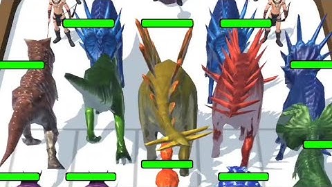 MERGE MASTER DINASAUR V/S MERGE BLUE MONSTER MAX LEVEL 🔥 MOD UNLOCK ALL CHARECTOR