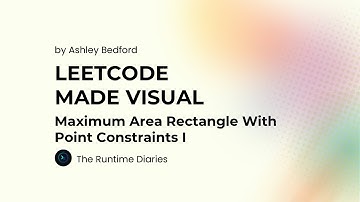 Maximum Area Rectangle With Point Constraints I￼ | Day 9 of #30DaysofCode Challenge with Educative