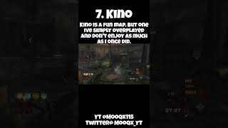 RANKING EVERY BO1 ZOMBIES MAP! (WAW REMAKES INCLUDED)#gaming #codzombies #callofdutybo1 #callofduty