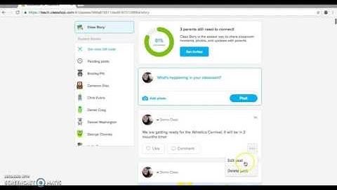 How to fix a mistake in classdojo