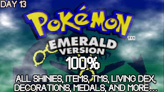 🔴100%ing POKéMON Emerald DAY 13. !cat !rules [Victory Road]