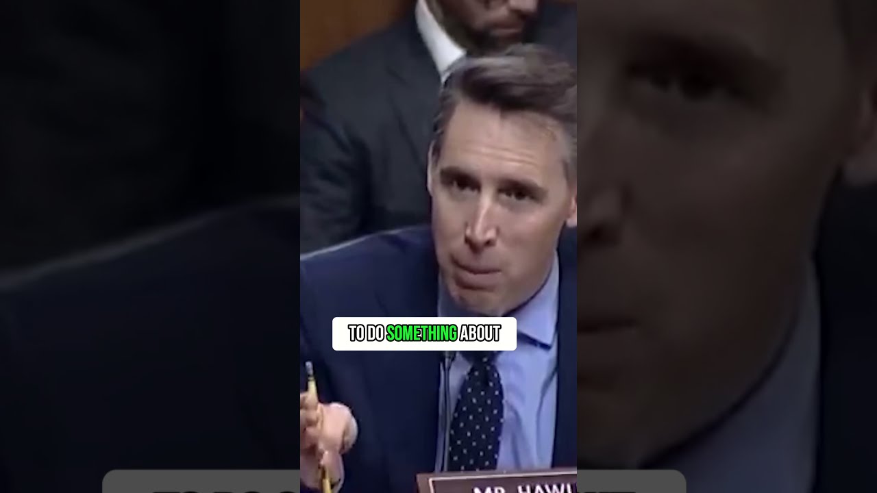 Hawley CALLS For First Amendment Fix 