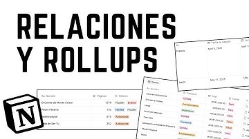 Relaciones y Rollups en Notion | Guía Rápida y Fácil