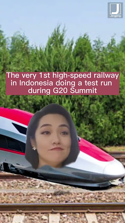 The FIRST high-speed rail in Indonesia & Southeast Asia!