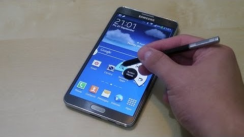 Galaxy Note 3 S-Pen Features First Look