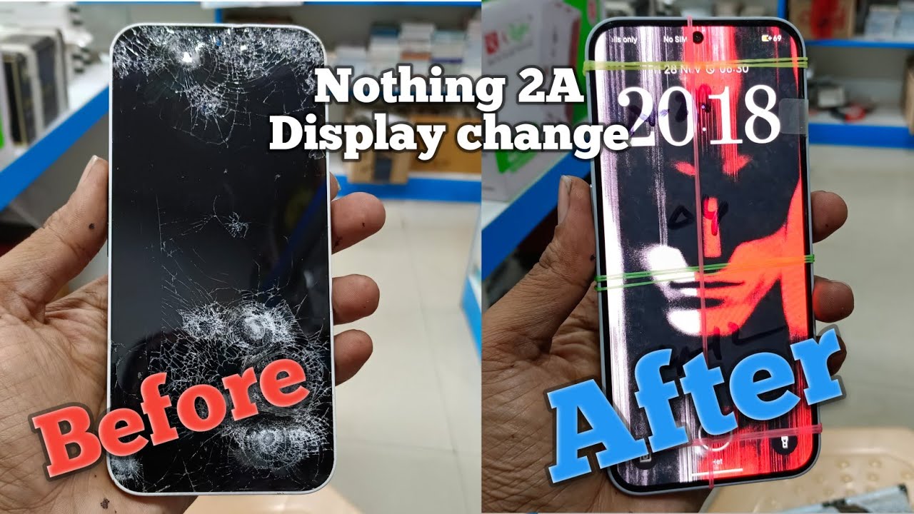 Not Hong Screen Nothing 2A Display change / nothing screen replacement - YouTube