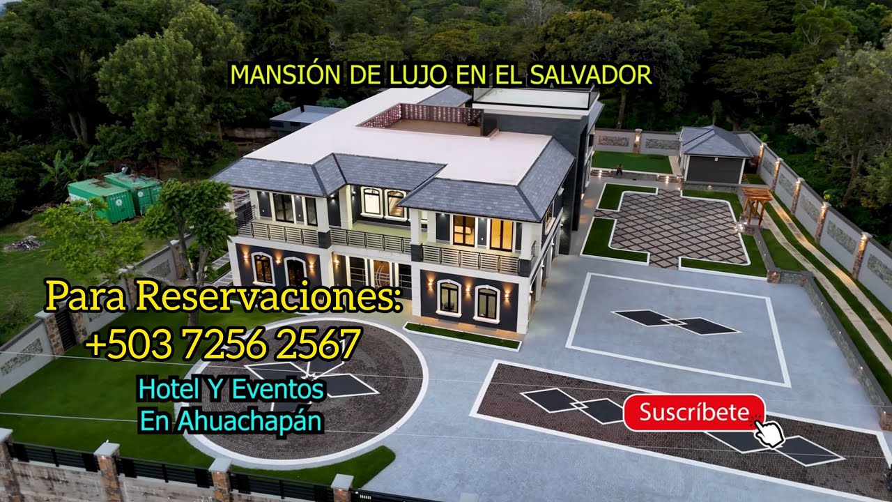 Una Mansión En EL SALVADOR, La Casa Más Lujosa Que He Conocido,Villa Don Pablo en Apaneca, Ahuchapán