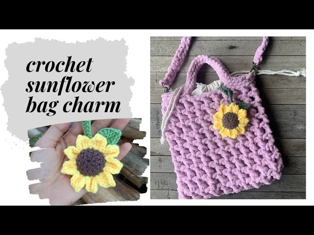 cute crochet bag charms ep.1  butterfly, photocard holder, & star  (beginner-friendly tutorial) 