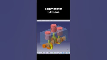Kinematic Simulation of Engine Assembly in CATIA V5 #automobile #catia3dmodelling #engineering