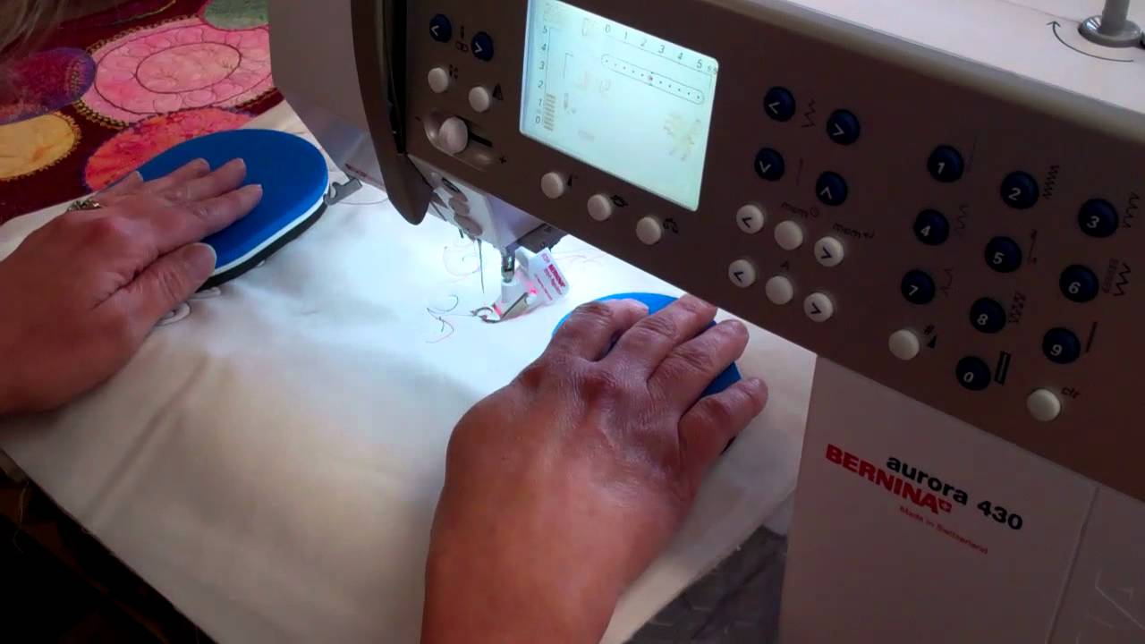 Grip & Stitch™ Quilting Disks For Free Motion Quilting Demo YouTube