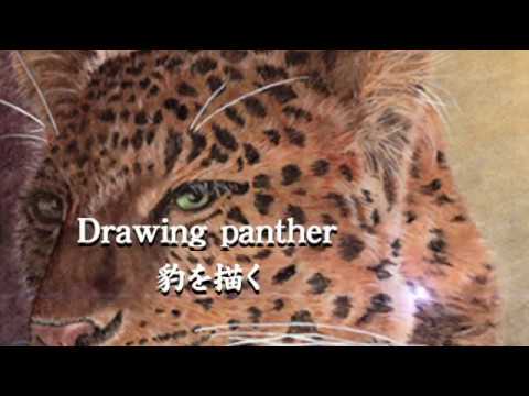 色鉛筆 パステル リアルなヒョウの描き方【How to Draw a Leopard