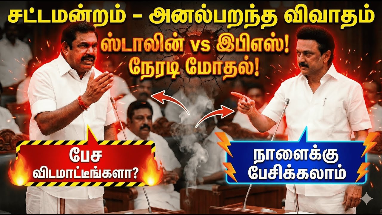 MK Stalin vs Edappadi Palaniswami Heated Argument | Tamil Nadu Assembly Latest