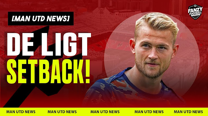 De Ligt Transfer 'SETBACK'! Ten Hag Calls for PATIENCE On SIGNINGS!!