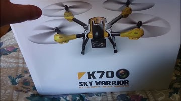 Kai Deng K70C Unboxing and first test flights, and crash