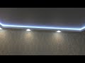 Как сделать двухуровневые потолки с подсветкой из гипсокартона. #ремонтсвоимируками