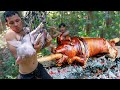 New Video Pig Trap 2021!! Amazing Make Pig Trap then Cooking Eating Delicious