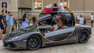 @zeus.officiel_ DRIVES HIS LAMBORGHINI AVENTADOR IN MONACO | 2022 HQ