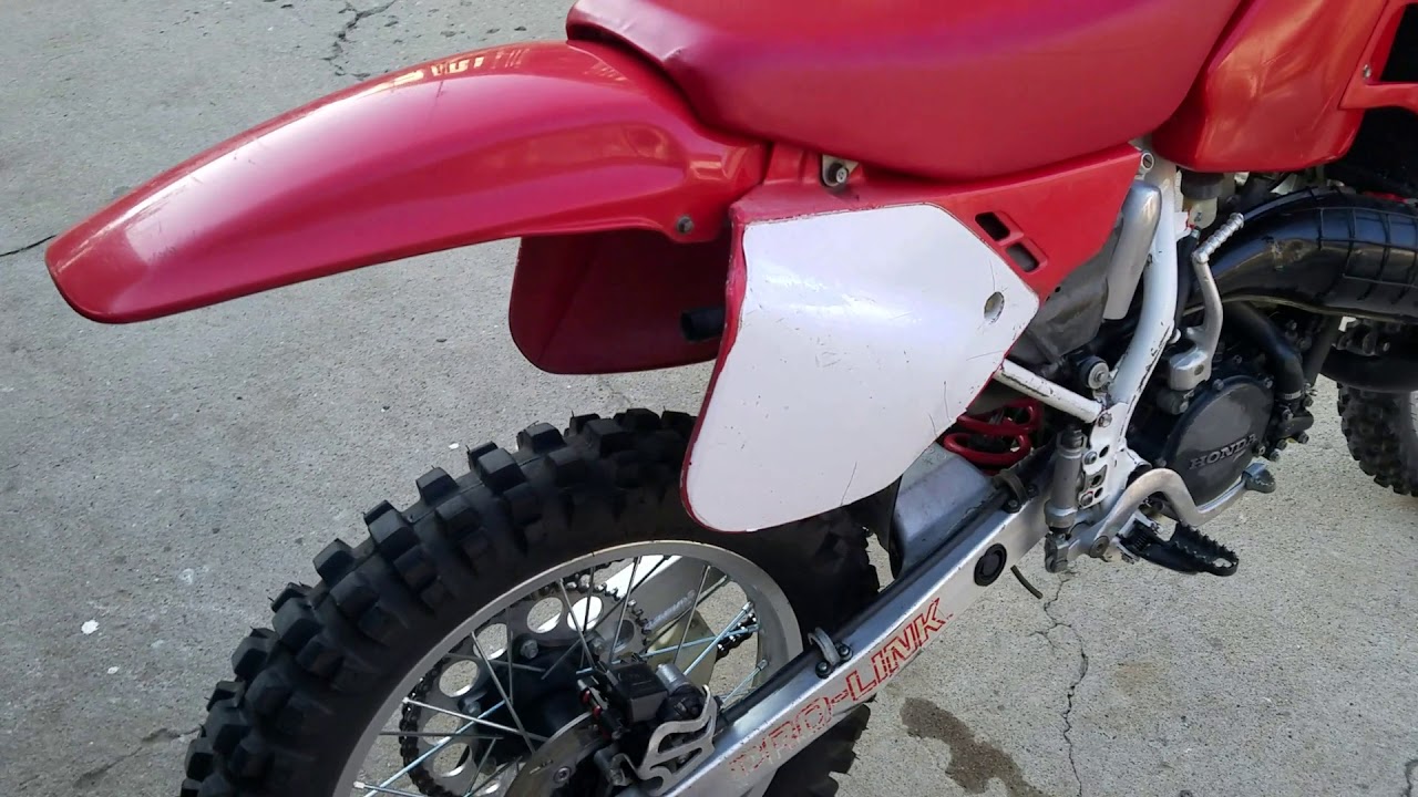 1989 Honda CR 125 YouTube