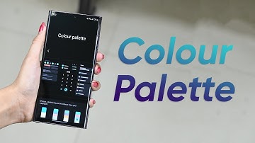 How to use Samsung One UI 4.1 Colour Palette #Shorts