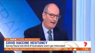 Interview with David Koch, Sunrise, Channel 7 (19 May 2021)