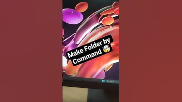 Make Folder by Command 🔥|  Day-0423 | Windows Tips #window #techreels #reel #short #windows11tips