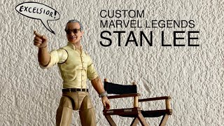 Custom Stan Lee, con silla de director para Marvel Legends l Tutorial