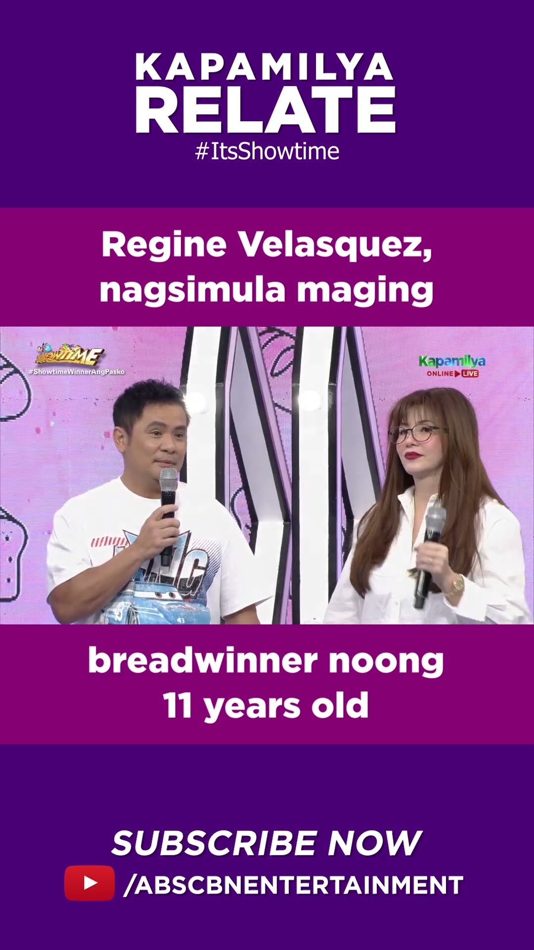 Regine Velasquez, nagsimula maging breadwinner noong 11 years old | Kapamilya Shorts