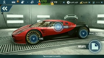 NFS No Limits | Koenigsegg CCX | Stage 8 Customisation
