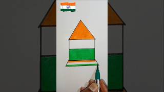 Jay Hind 🇮🇳 #art #drawing #shorts #3d #india #flag