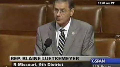 Luetkemeyer Takes to the House Floor in Support of Small Business Legislation