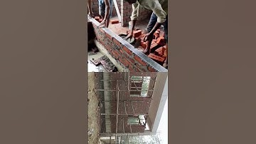 Construction technique l Brick reinforcement mesh #shorts #construction #viralvideo